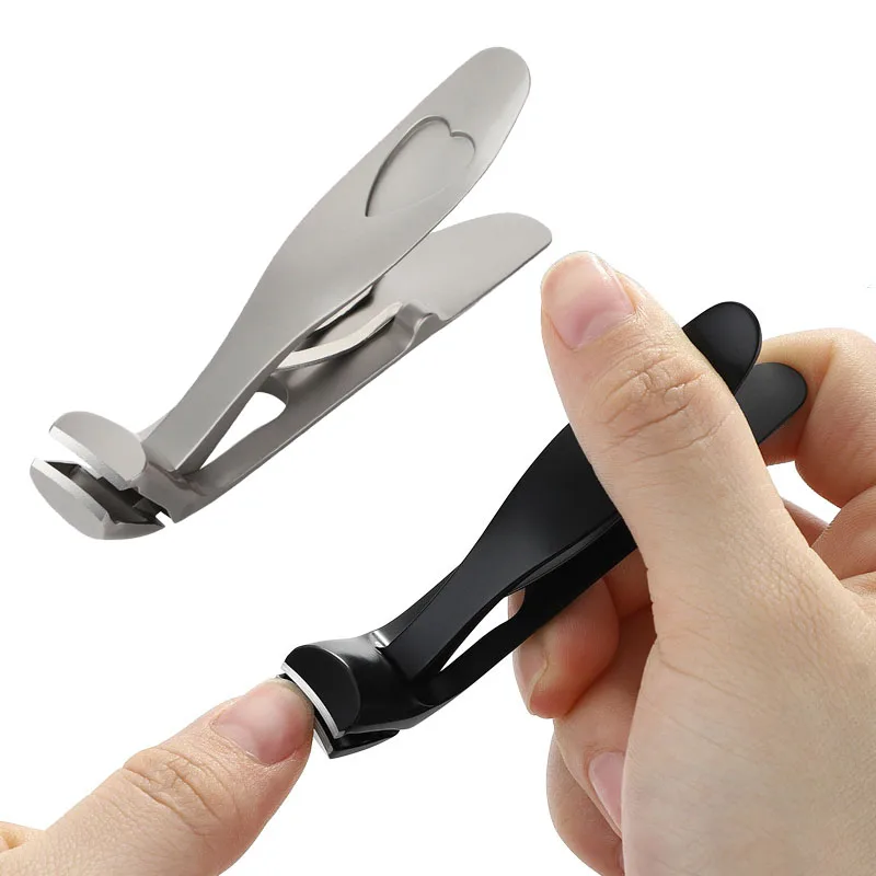 2023 Korea Style Large Nail Clipper Nipper Manicure Care Tools Set Wide Jaw Opening Nail Cutter Trimmer for Men and Women