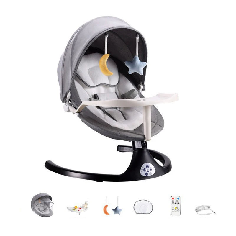 Fisher Price Kids Rocking Chair With Plate Comfort Chair Electric Sit And Recline Bluetooth Remote Control Multi Function New