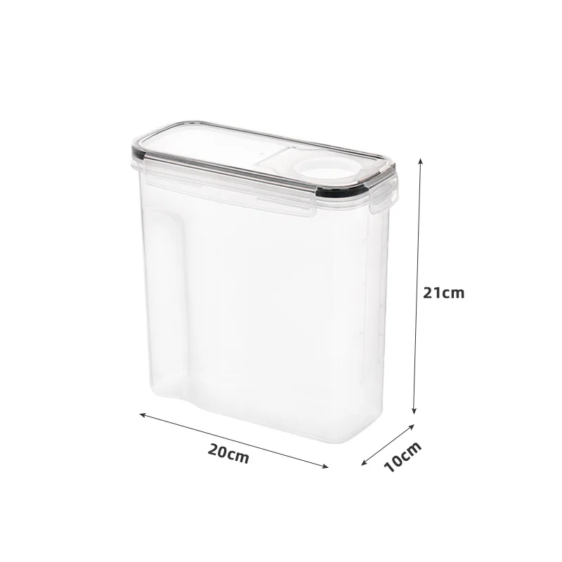 Cross-Border Kitchen Grain Storage Box Plastic Food-Grade Storage Tank  Household Large Sealed Tank