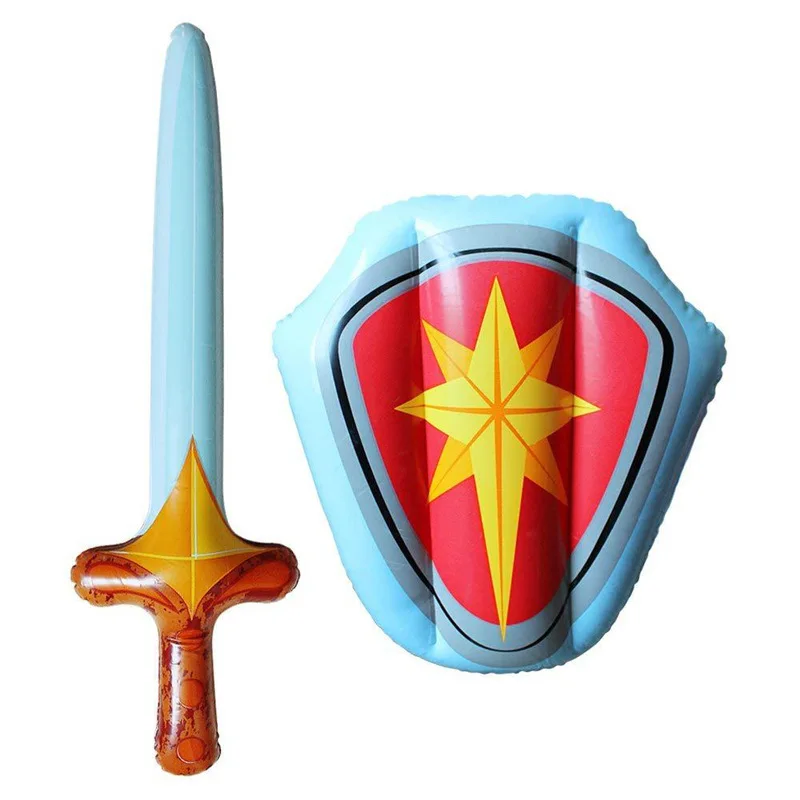 PVC inflatable sword shield size grid sword inflatable knife weapon inflatable toy program activity props