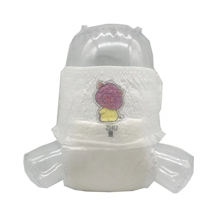 Free Samples Cheap Price High Quality Soft Breathable Baby Diaper Pants A Grade Disposable Cotton Baby Diaper Training Pants