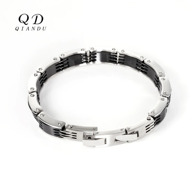 Best sale jewelry wholesale mens silver stainless steel chain bracelet men accessories