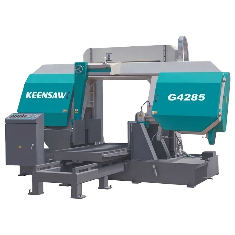 Новая Горизонтальная Полуавтоматическая ленточная пила G4285, ленточная пила для резки металла