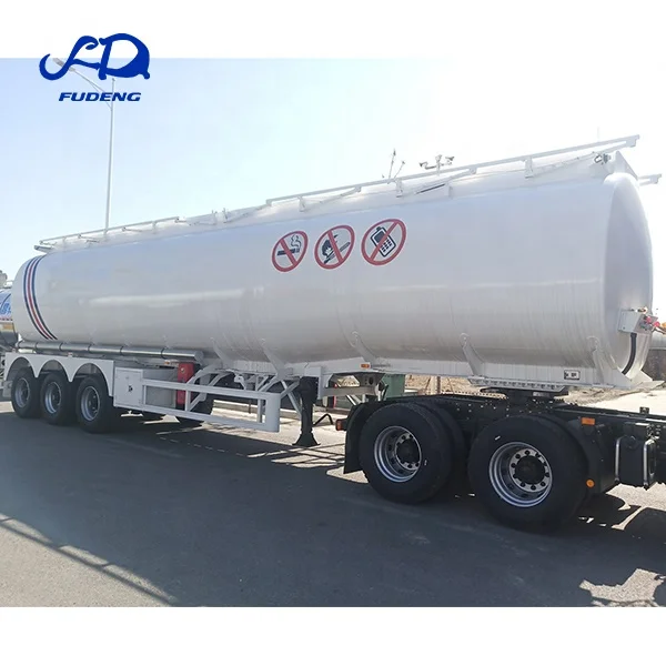 Petrol tank truck trailer  42000L 40000 Litres 45000L fuel tanker truck trailer w 3 axle fuel oil tanker trailer