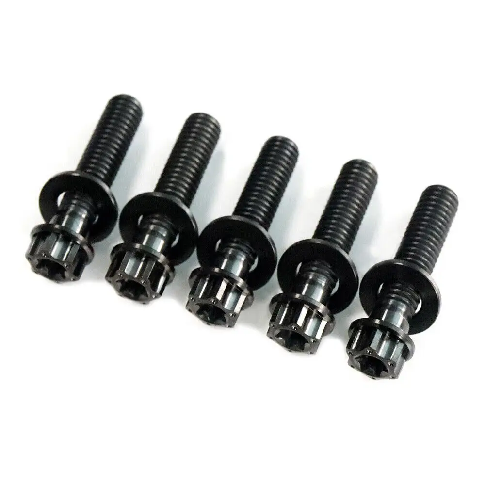 Customized Grade5 colorful m8 Vespa150 /Vespa Sprint Piaggio Vespa GTS30 motorcycle titanium front rear wheel lug hub bolt