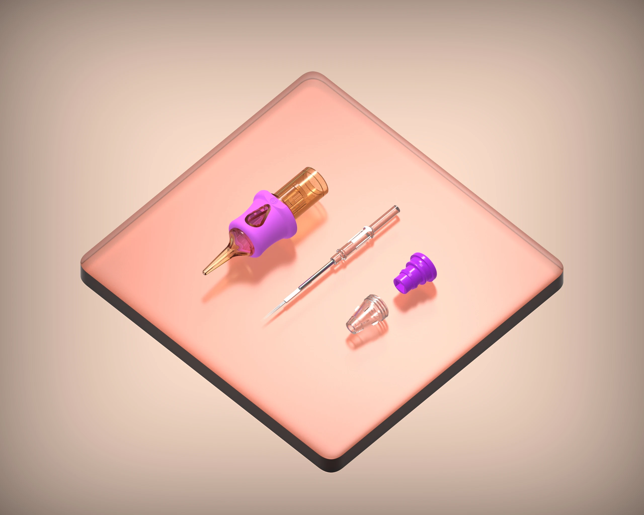 Disposable Premium Sterilized SS 0403RL SMP Permanent Make Up Tattoo Needles Cardridge