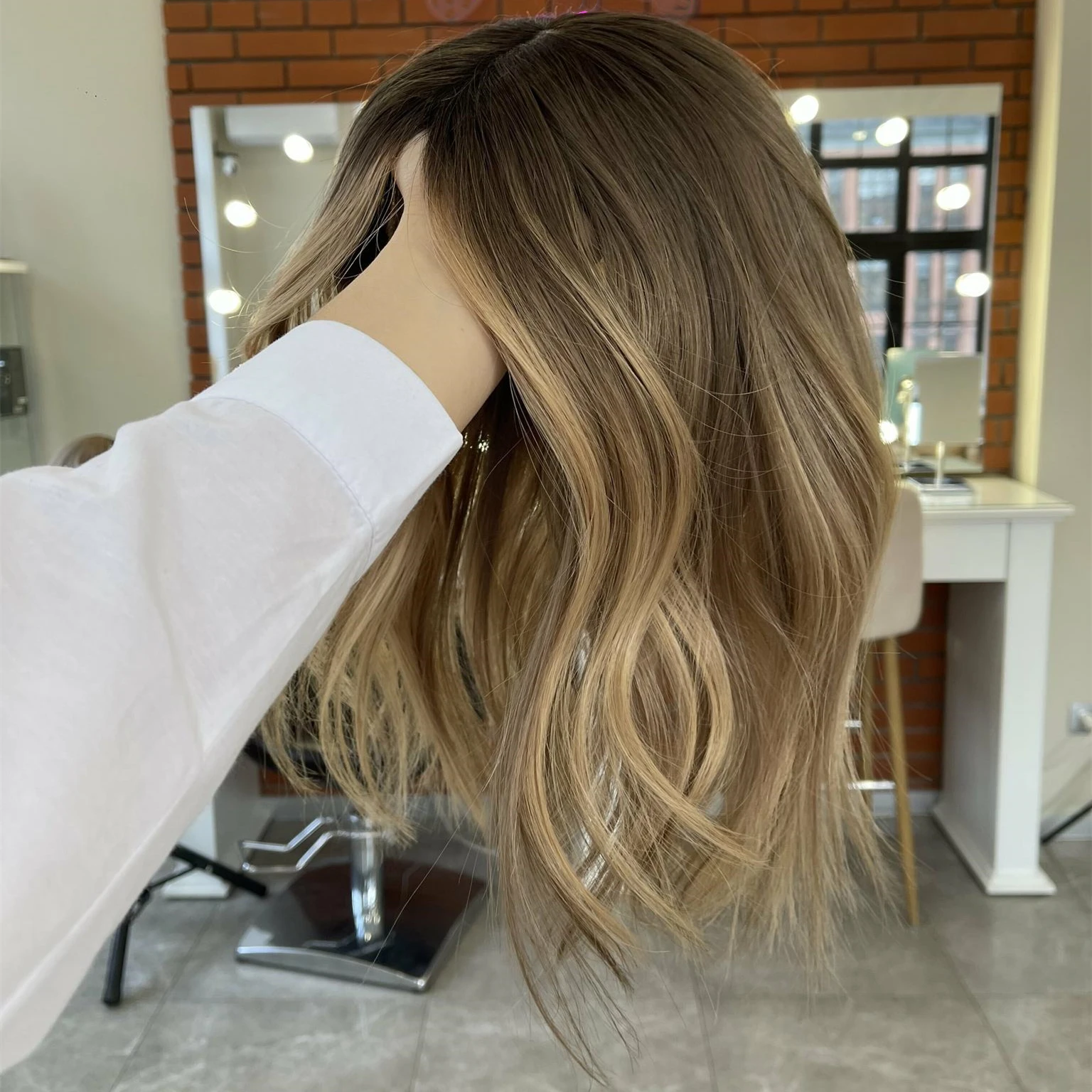 Best Selling European Hair Silk Top Hairpiece Shoulder Length Jewish Topper 7x9 Weft With 4x4 Silk Base Toupee For Women