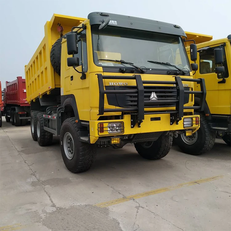 Highly Efficient Engine Sinotruk HOW0 380 400HP 6*6 18 Cubic Meters 10 Wheeler Dumper Manual Truck