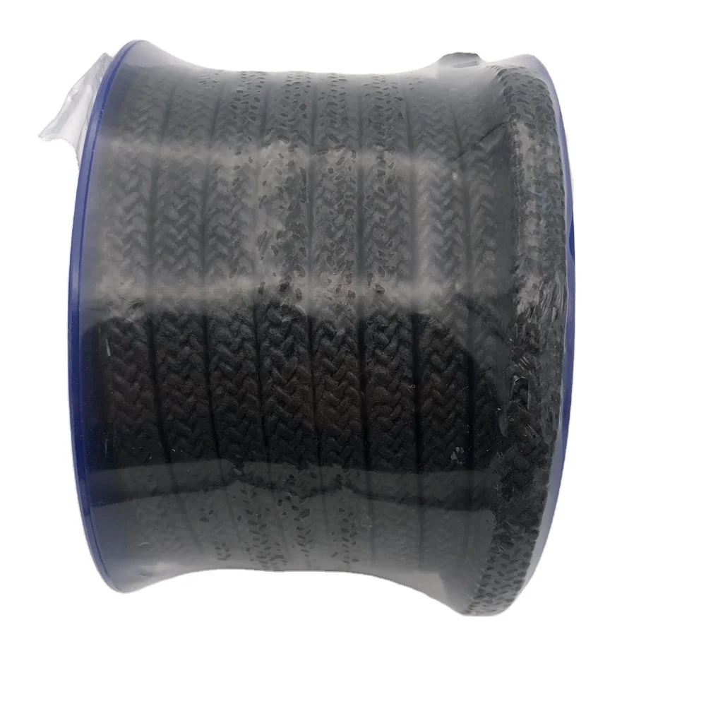 Factory wholesales high temperature black gland packing graphite expanded graphite Ramie fiber gland packing
