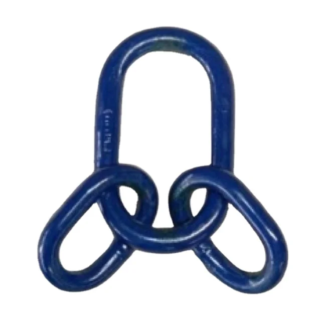 Master link assembles DIN 5688 yellow color powder painted master link