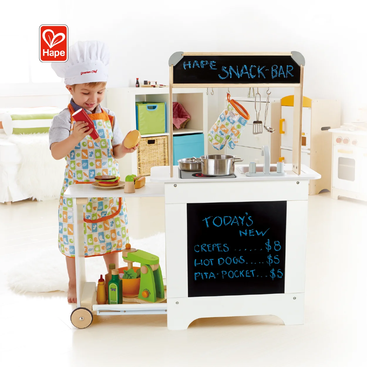 Hot Selling New Kids Wooden  Kitchen Set Toy For Kitchen Toys