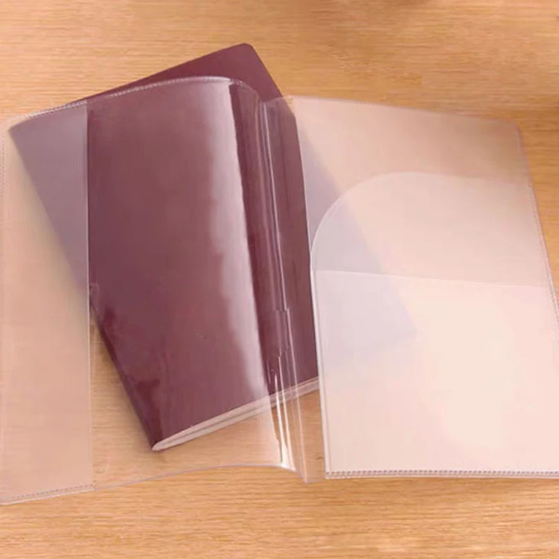 Factory custom Portable Clear Waterproof Protecting Passport plastic Sleeve Passport Case PVC Passport Holder