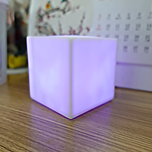 Wholesale waterproof LED cube color changing night lights by manufacturers