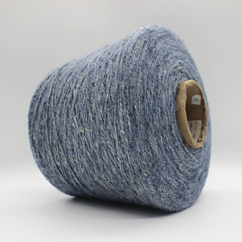 Duan Dyed Woolen Yarn High Tenacity Ring Spun Melange Yarn for Knitting & Sewing Recycled Wool Blended Yarn