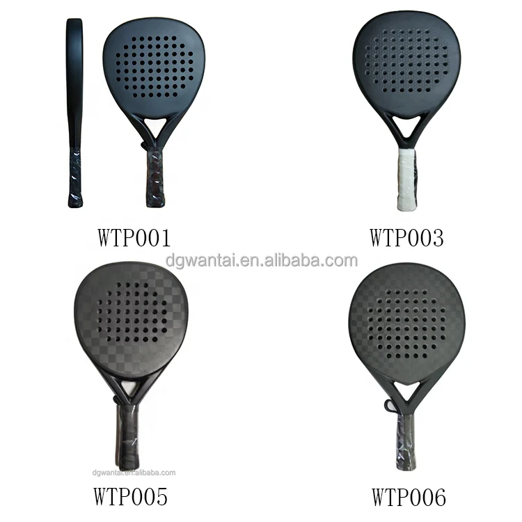 Latest arrival tear shaped carbon padel rackets mixing the power and control