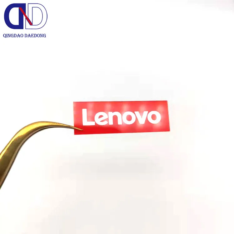 Manufacturer customized high-quality acrylic material Lenovo nameplate adhesive sticker