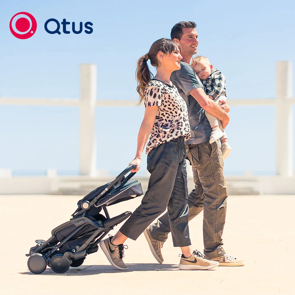 QTUS Tody STROLLER CHEAP 0-6 Years Old Large Seat All Terrain EN1888 Approved Compact Lightweight PU Wheels Sale Now TASLON