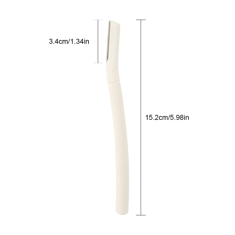 
Waste free eyebrow razor facial wheat straw razor eco friendly razors for women 