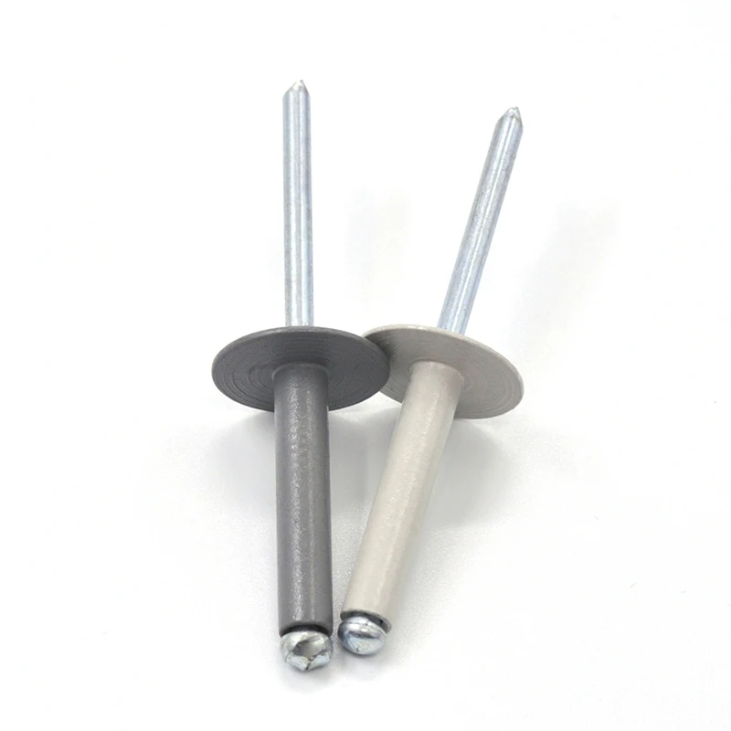 different Colors Open End Dome Head and Flat countersunk head Aluminum Steel Rivets Pop Blind rivets