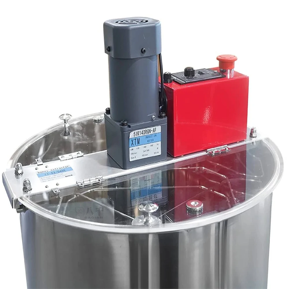 Beekeeping Equipment Automatic Stainless Steel Honey Processing Machines 4 Frame Electric Honey Extractor