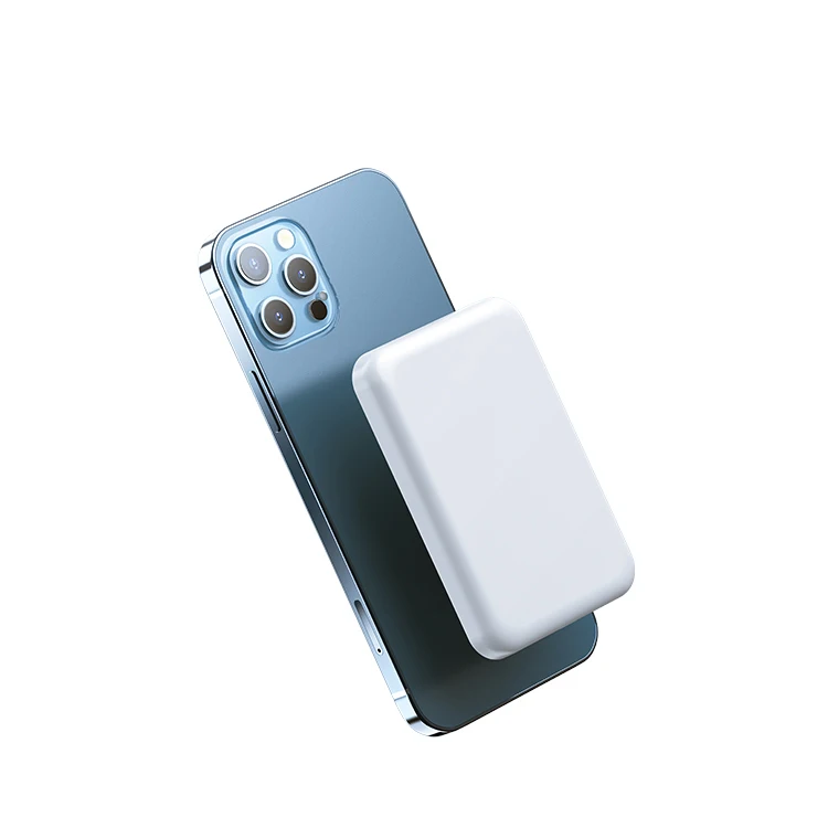 Power Banks & Power Station Portable Slim Charger Qi 15W Magnetic Wireless Charger Power Bank