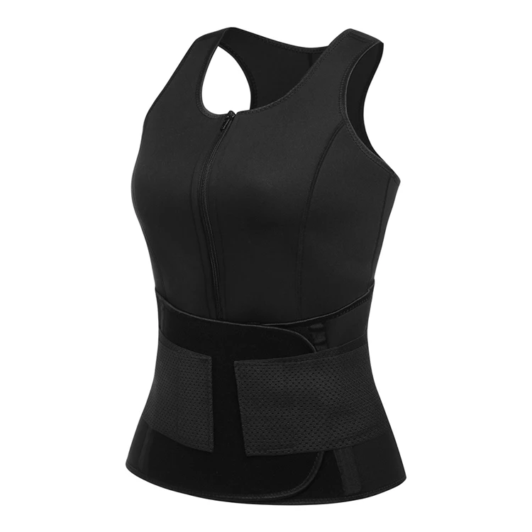 Neoprene Sauna Vest Body Shaper Slimming Waist Trainer Shapers Tops Workout Shapewear Adjustable Sweat Belt