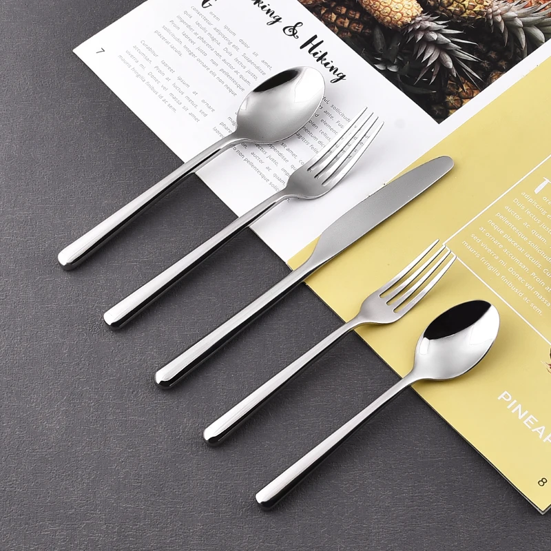 wholesale Best Selling  stainless steel  cheap chinese  cutlery sets  gold flatware set