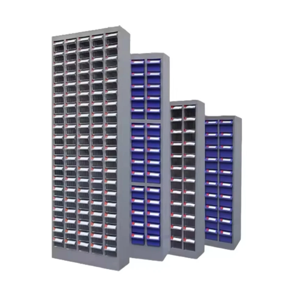 High Quality 18 to 200 drawer with door plastic spare parts components storage cabinet tool set MOQ 1set