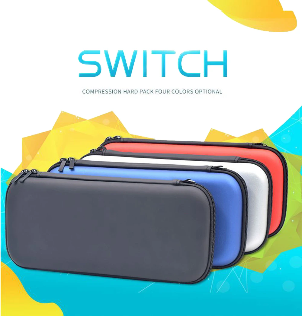 Роскошный жесткий защитный чехол из ЭВА для Nintendo Switch Console NS, водонепроницаемый чехол, чехол для хранения аксессуаров для игр