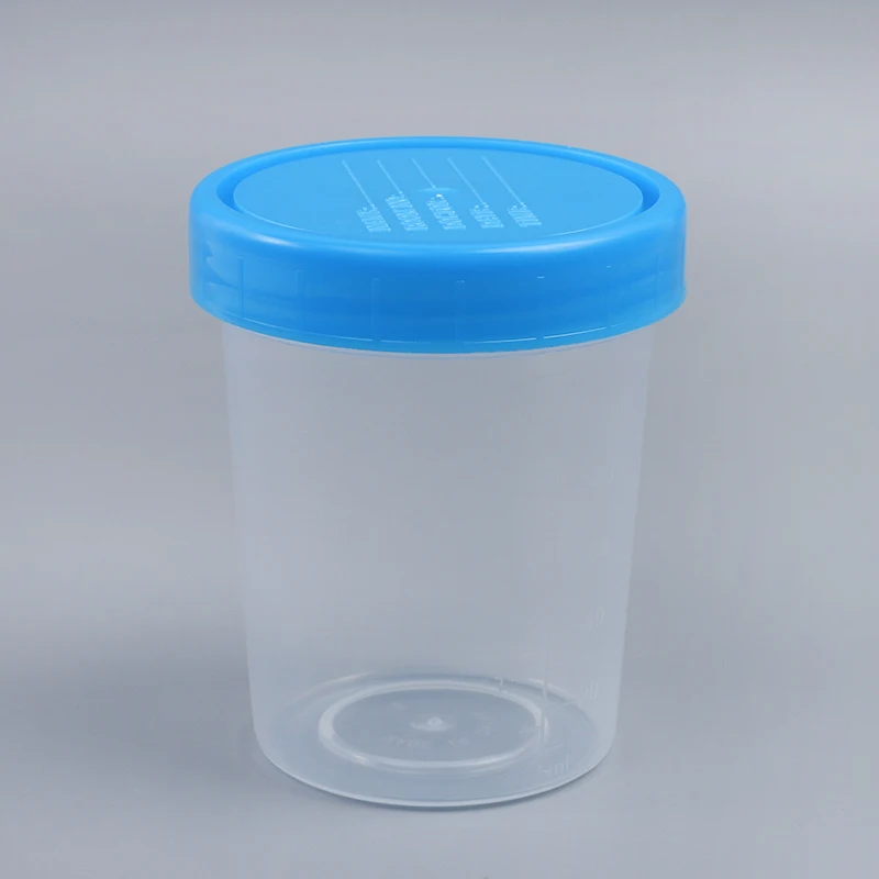 Sterilized Disposable 120ml Urine Cup With Easy-Open Cap for Convenient Urine Analysis