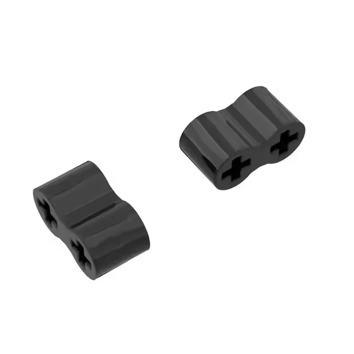No.45590 Axle Connector Double Flexible Assemble Plastic Bulk STEM Educational Block Bricks