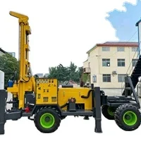 Made in china 200 meters mobile diesel water well drilling equipment drilling rig