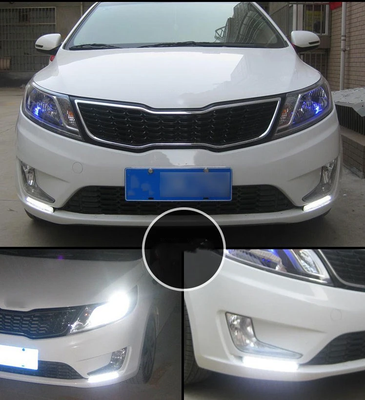 Auto 6 Led Daytime Running Lights Driving Lamp Universal Fit Led Car Fog Light