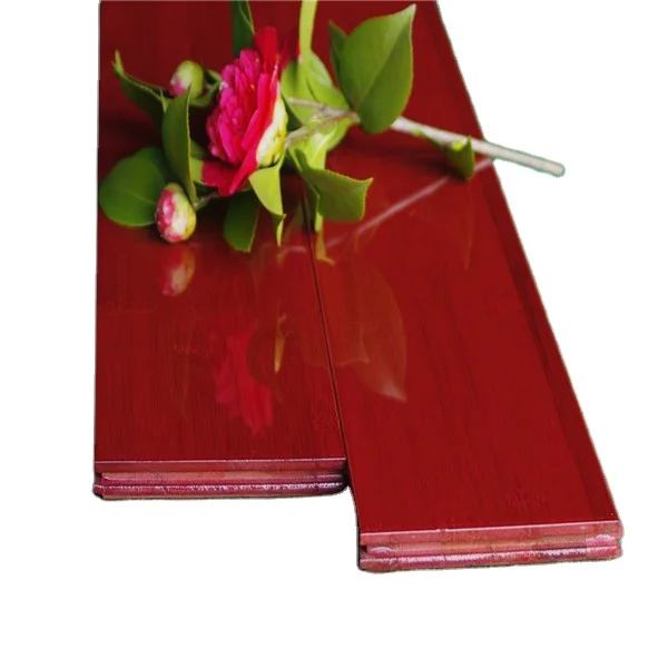 
High Gloss Coloured bamboo flooring from China manufacture 
