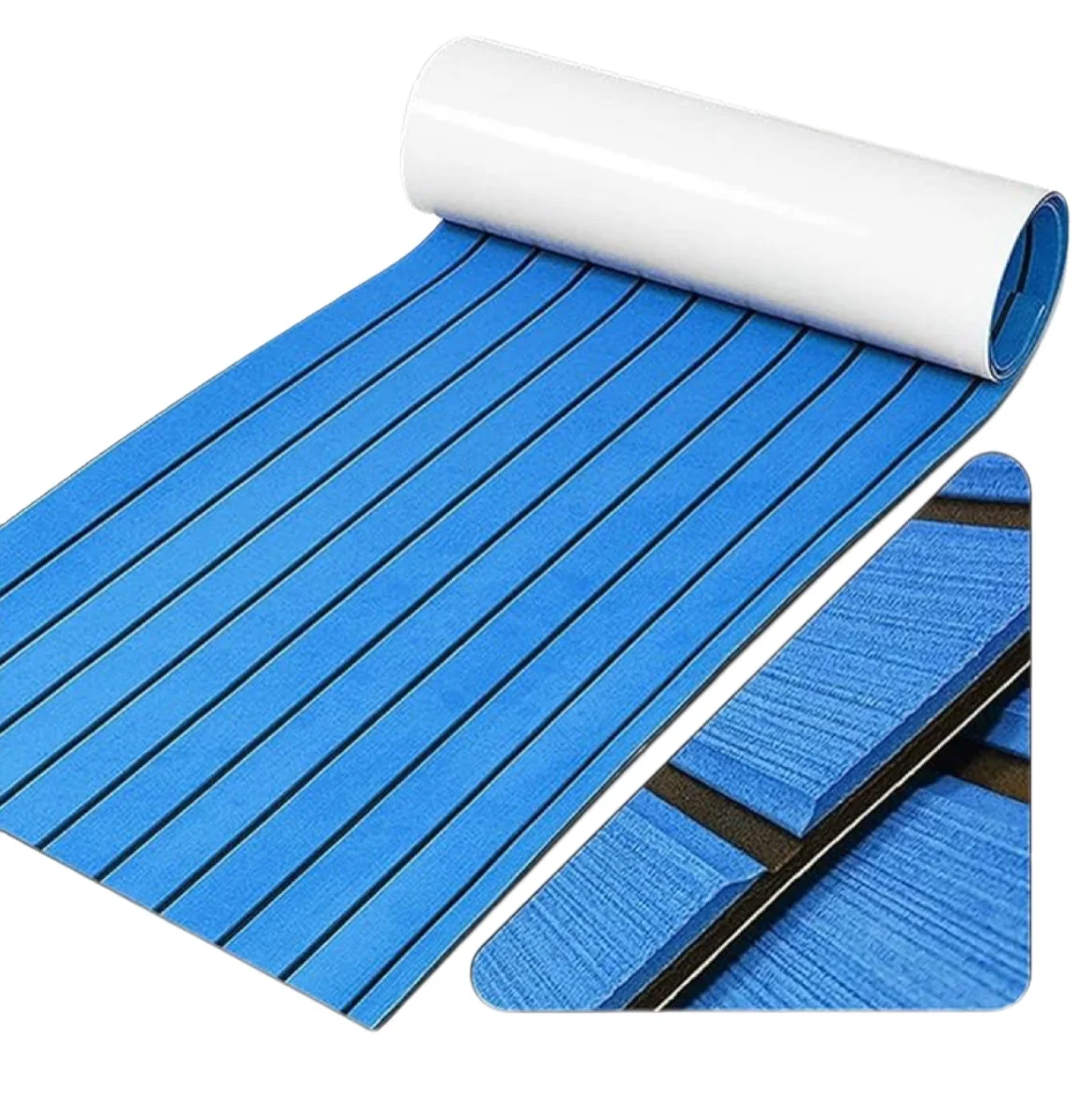 Modern Design Non-Slip EVA Faux Teak Boat Flooring Waterproof 6mm Marine Decking Foam Sheet Durable for Outdoor Use