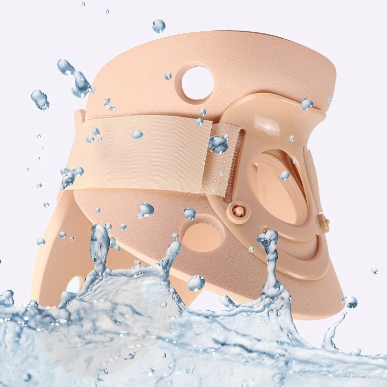 Foam Neck Stretcher Collar Adjustable Neck Brace Soft Cervical Support for Vertebrae Neck Pain Relief