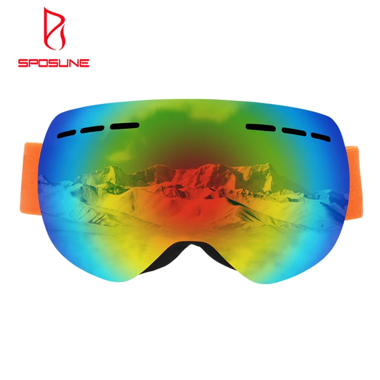 
2020 Adjustable anti fog dual lens windproof safety snow googles glasses snowboarding ski goggle  (1600158133521)