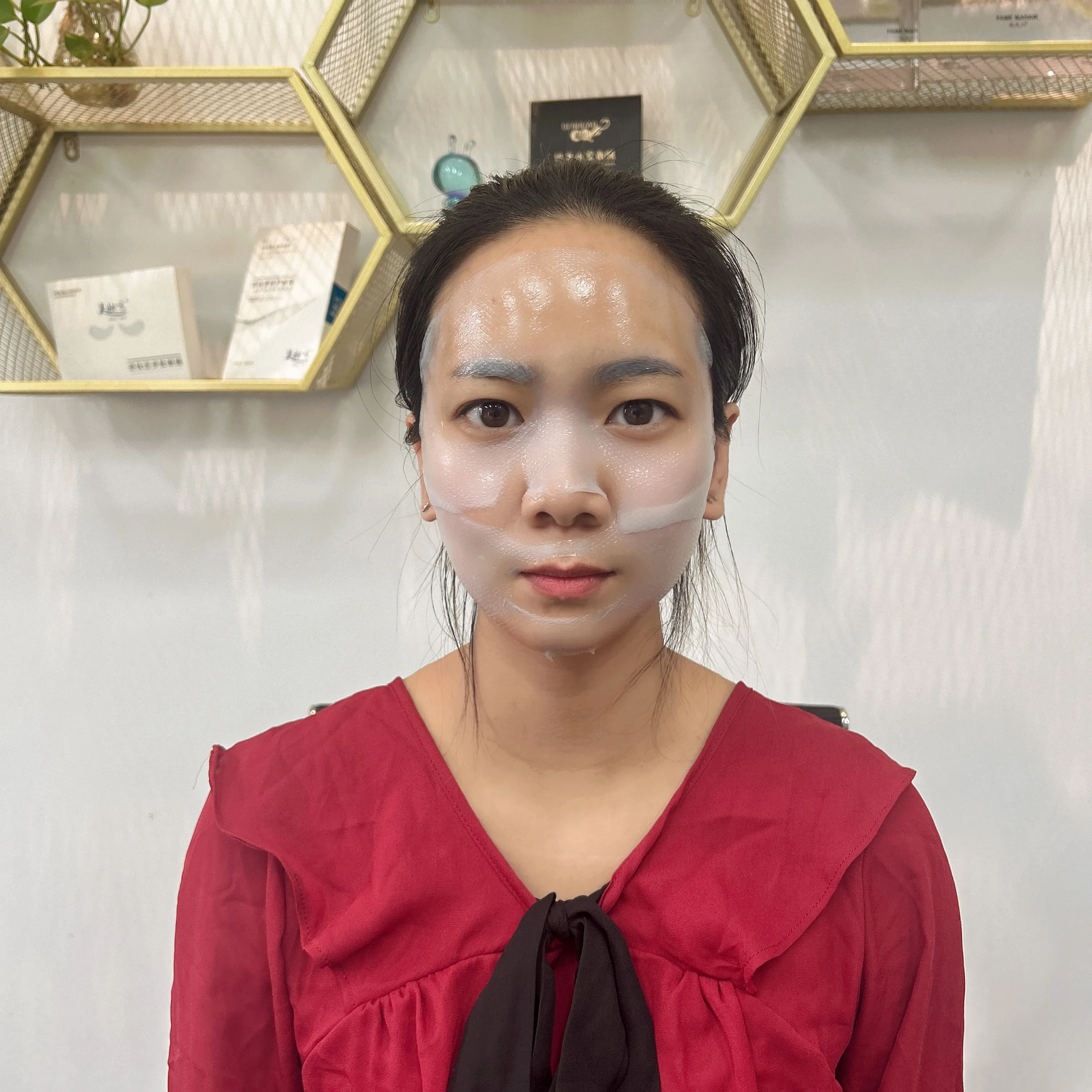 Wholesale Collagen Face Mask Organic Facial Sheet Maskes Face & Body Jelly Face Masking Sheet Korea Crystal Female 34g