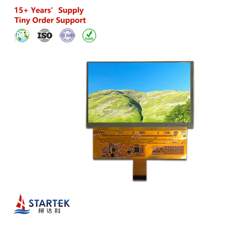 Liquid crystal display 1920*1080 LVDS interface 800cd/m2 6.7 inch tft lcd screen with capacitive touch