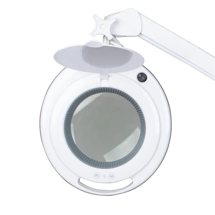2021 New magnifier glass lens led lamp magnifier desktop led cosmetic magnifying lamp