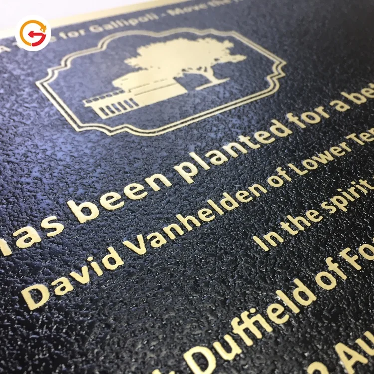 JAGUARSIGN Manufacturer Custom Etched Brass Name Plate Custom Engraved Metal Name Plaques for Company School