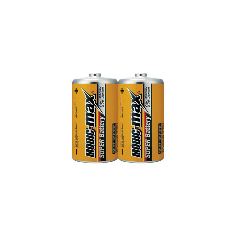 Zinc Carbon Battery R20 D Dry Battery Disposable Batteries