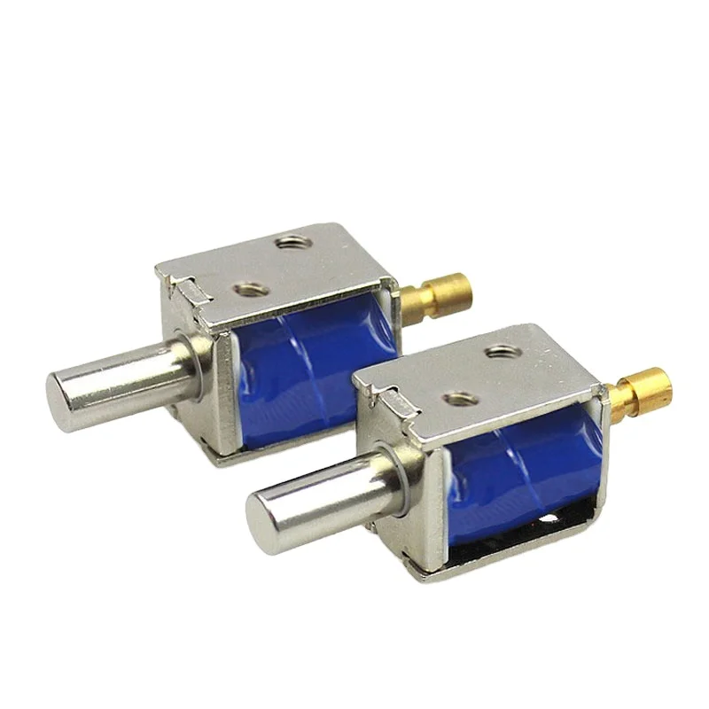 LY032 dc12v traction electromagnet push-pull telescopic rod small electromagnetic lock concealed micro electric lock Mini