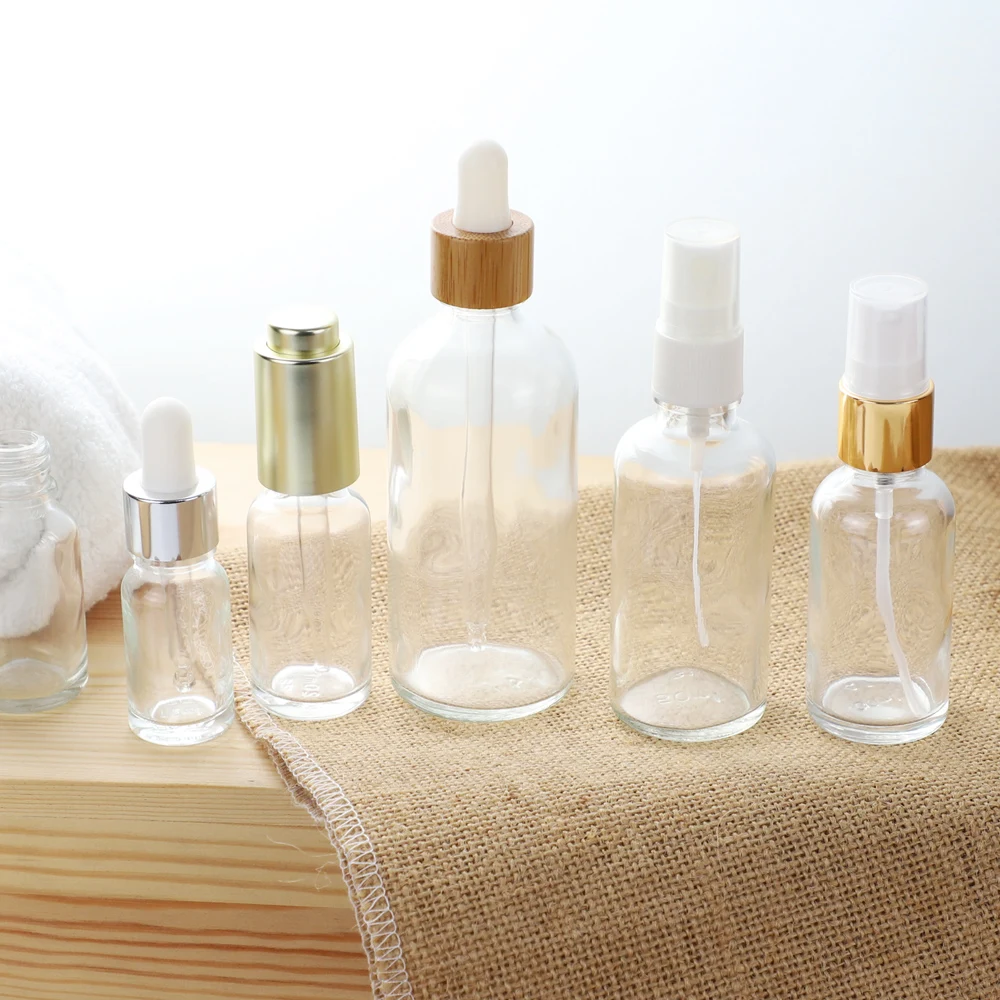 5ml/10ml/15ml/20ml/30ml Amber Brown Glass Euro Dropper Bottles Essential Oil Aromatherapy Pipette Vials Containers