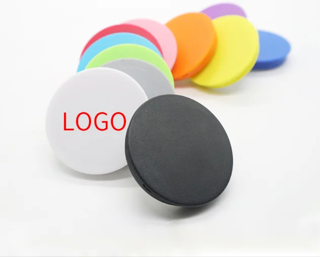 Manufacturers wholesale Mobile Phone push-pull retractable folding bracket paste portable air cushion bracket pattern LOGO