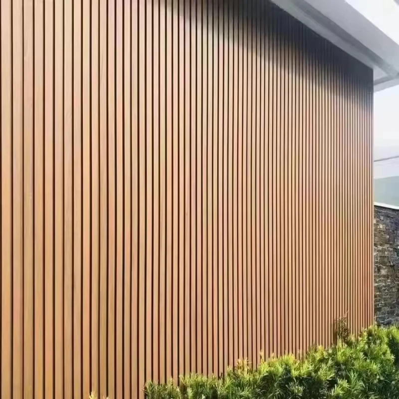 Factory Direct Supply Waterproof Cladding Exterior Indoor Wood Grain Wall Panels WPC Decor Wall Board