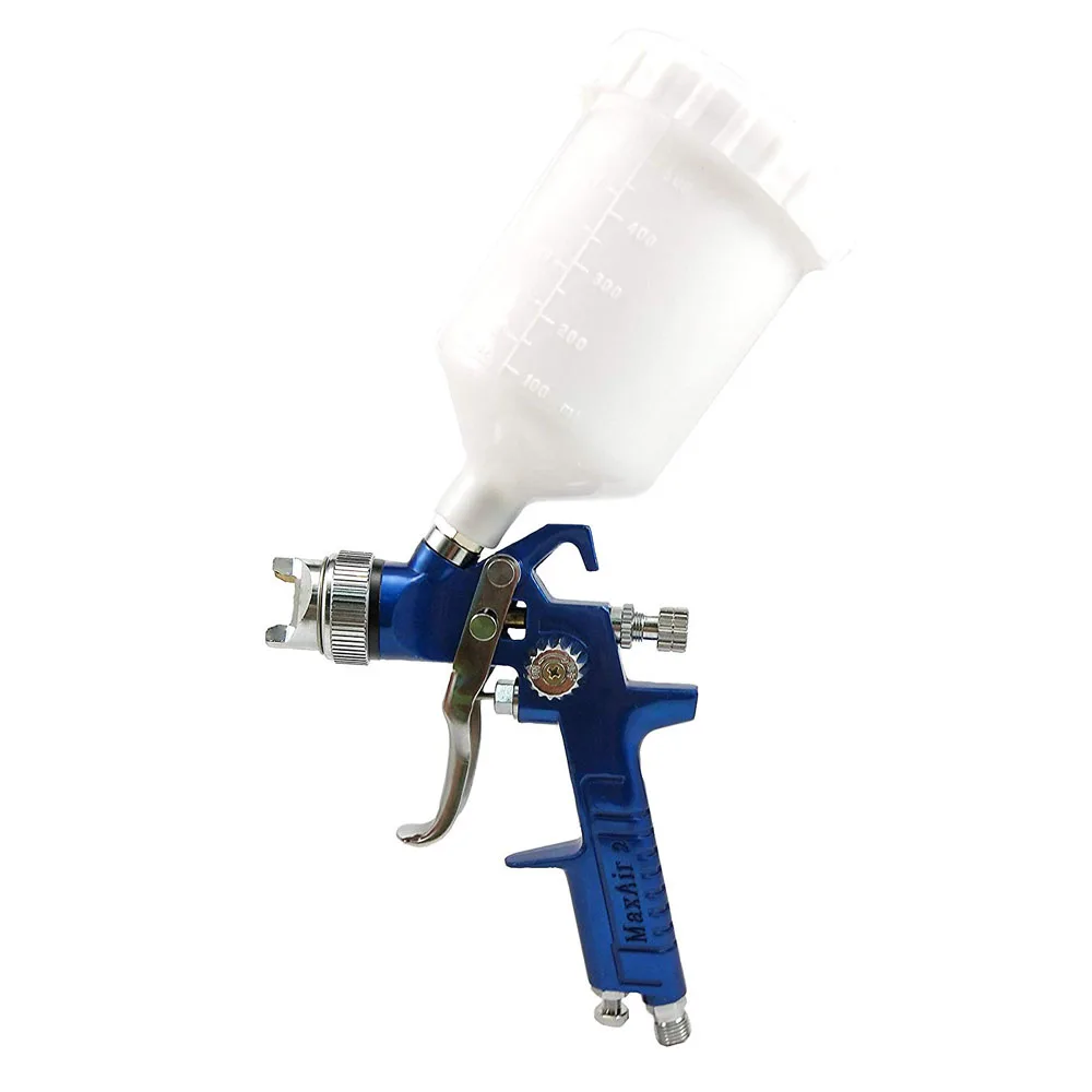 Manual H2000 car furniture small repair gun caliber 0.8 tank capacity 125ml, HVLP spray gun pneumatic tools, high atomizing spra