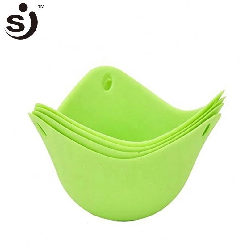 Hot Selling BPA Free Microwave Oven Safe Silicone Egg Poacher Pan