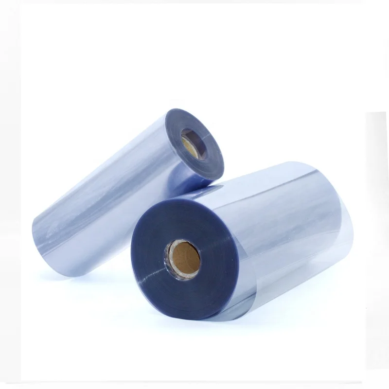 Rigid Hardness rigid pvc film Water Soluble Feature rigid Plastic film roll blister pvc rigid film