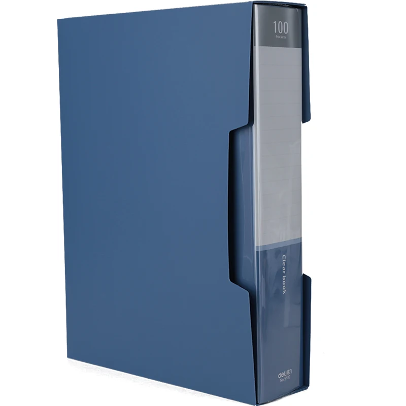 100 Pocket Protector Presentation Book A4 Size 200 Page Capacity Available for Report Sheets Artworks Music Sheet Clippings